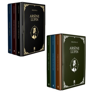 Combo Biblioteca Arsène Lupin - Kit com 2 Boxes em Oferta na Shopee