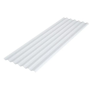 Telha Translúcida Fibra de Vidro Afort Incolor 2,44x1,10m em Oferta na Shopee