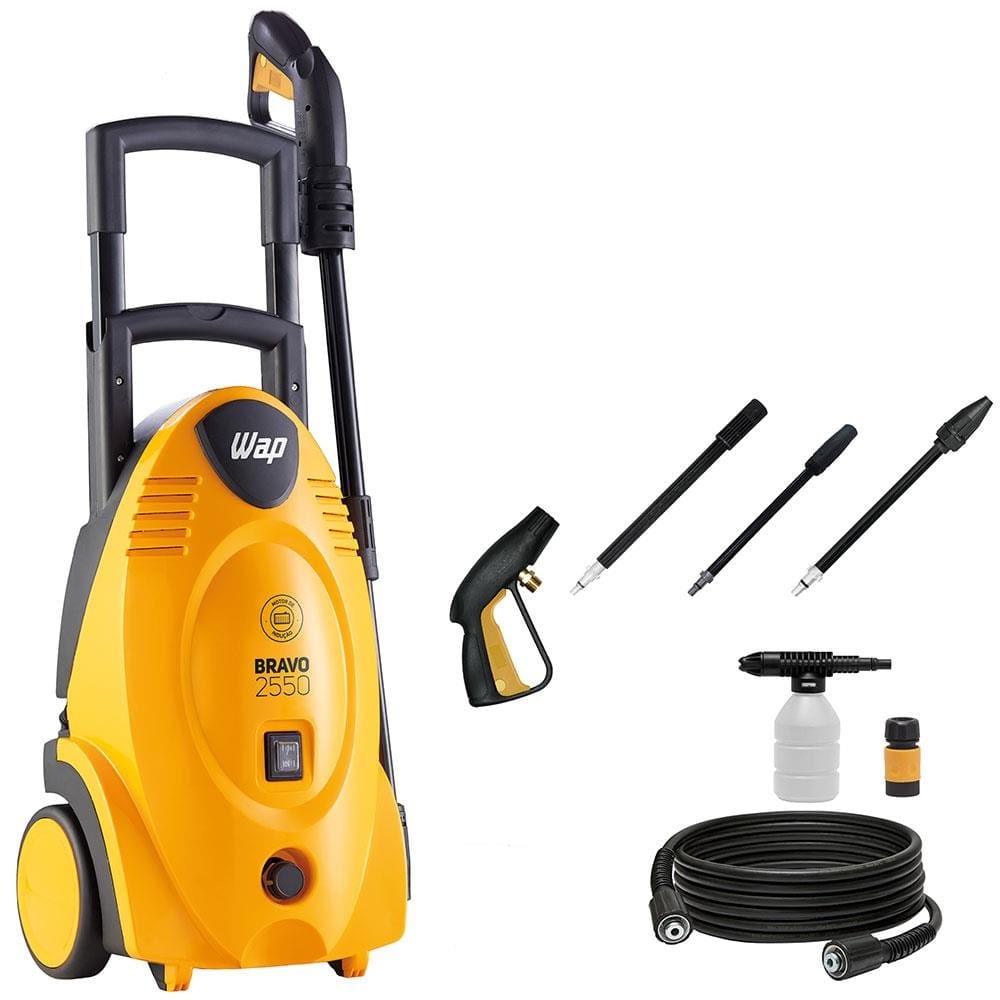 Lavadora de Alta Pressão Wap Bravo 2550 com Motor de Indução 1800 PSI 1700W - Home & Living