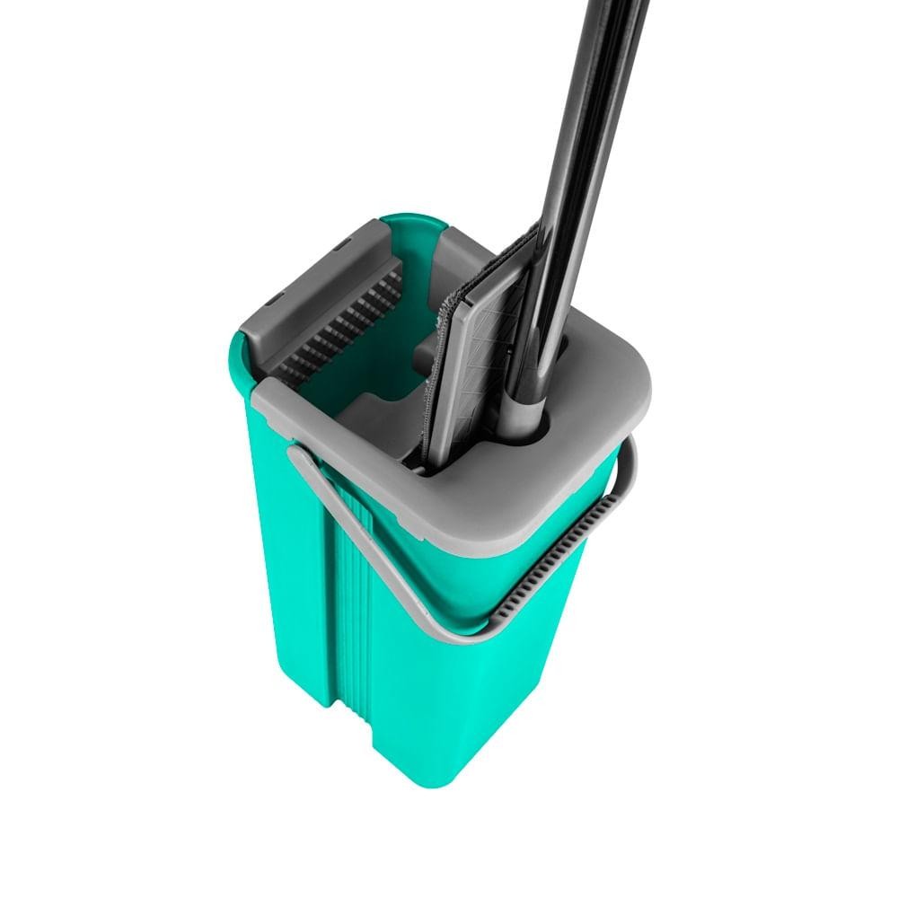 Mop Lava e Seca de Microfibra com Cabo e Balde 7L Noviça Bettanin em Oferta na Shopee