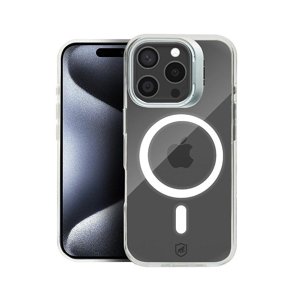 Capa Case Capinha Transparente para iPhone 15 Pro - MagSafe Crystal Acrílico - NÃO AMARELA - Gshield