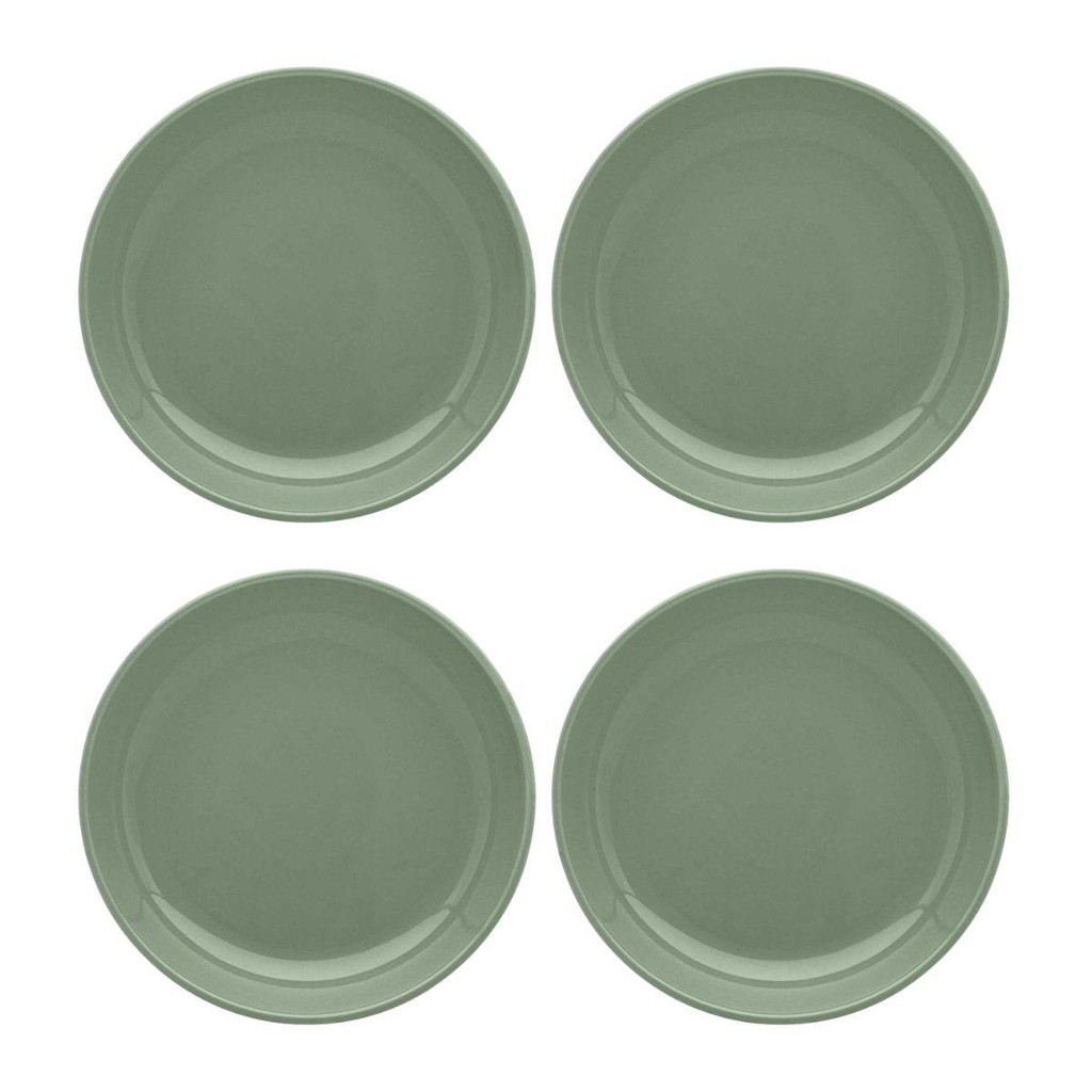 Jogo de 4 Pratos Fundos 20,5 Cm Oxford Flat Matcha em Oferta na Shopee