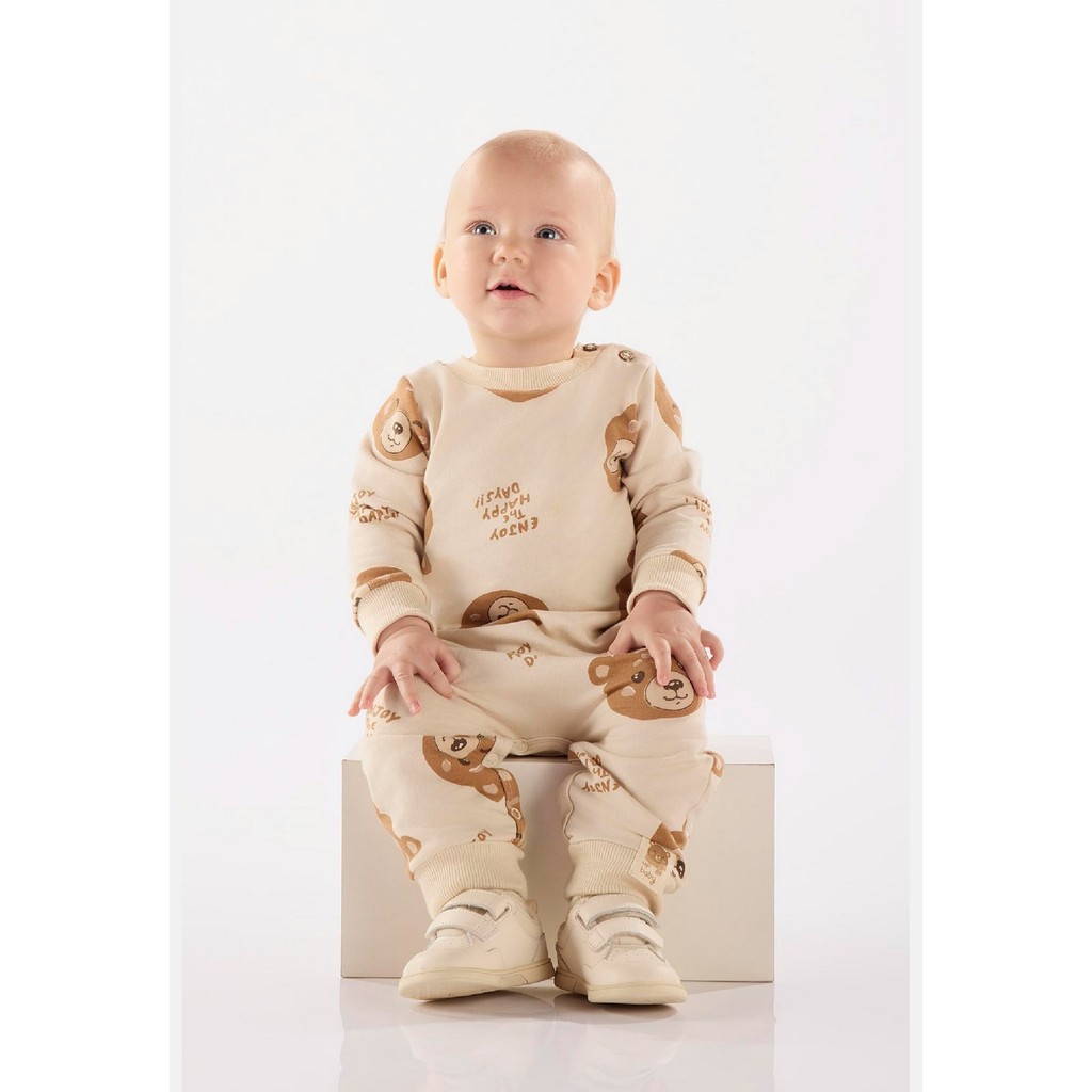 Macacão em Molecotton para Bebê Menino Up Baby em Oferta na Shopee