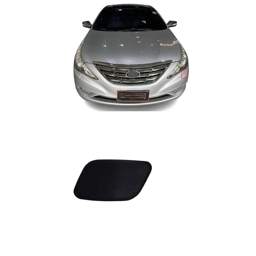 Capa Tampa Parachoque Esguicho Limpador Farol Esquerdo Sonata 2011 2012 2013 2014 Motorista 986804Q000