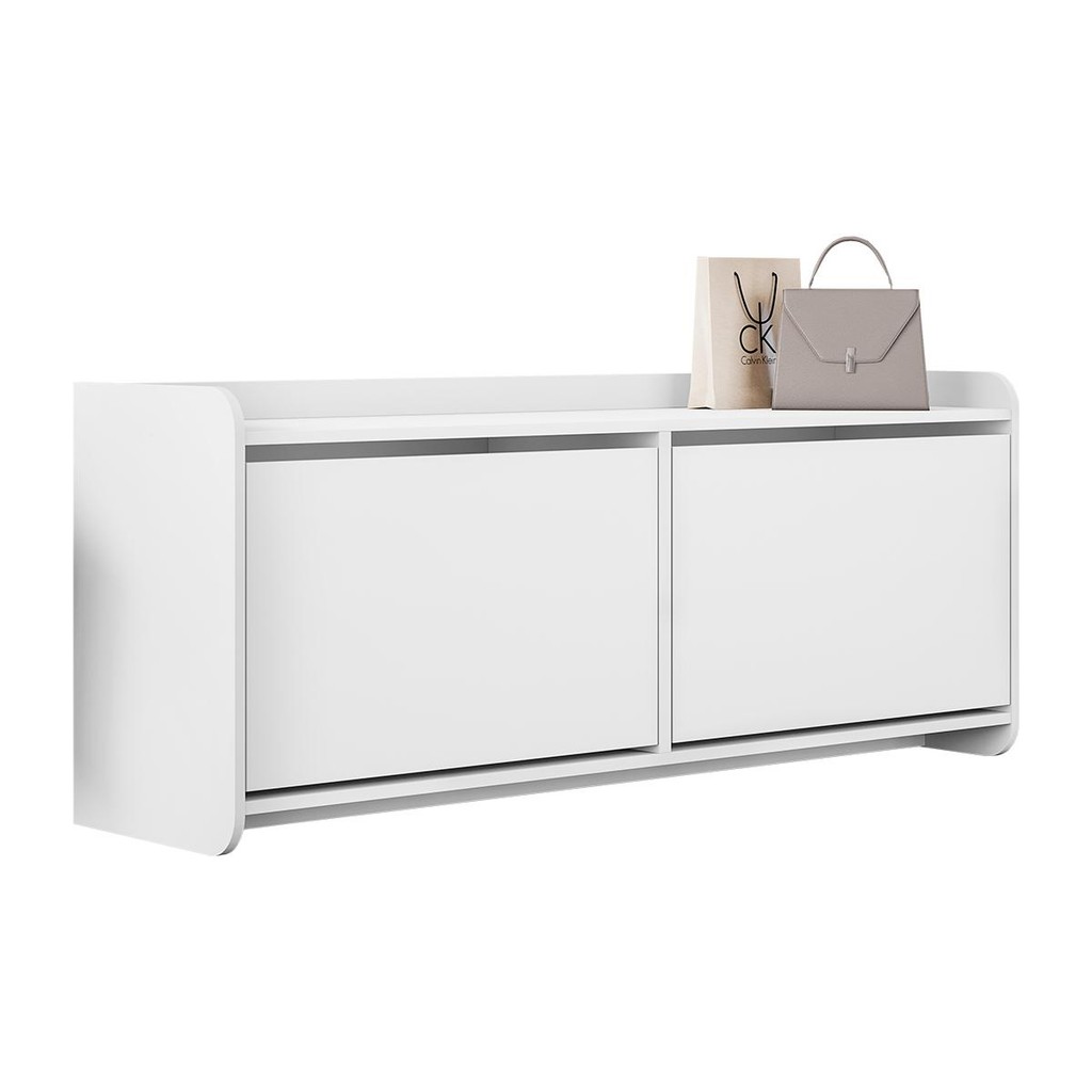 Sapateira Banco Dalia Quarto com 2 Porta Basculante - Home & Living
