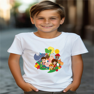 T-shirt Camiseta infantil Unissex - Sítio do Picapau Amarelo - Lançamento - Do tamanho 02 ao 14 Premium