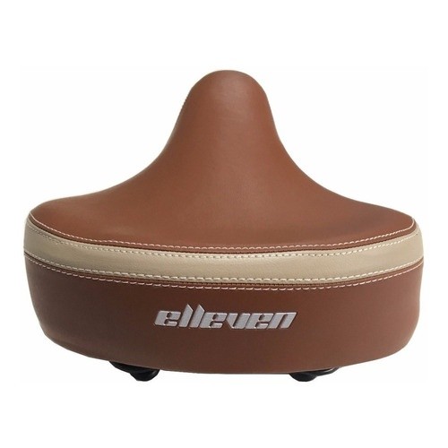 Banco Selim Elleven Marrom Bege Beach Bike Retro Com Molas em Oferta na Shopee