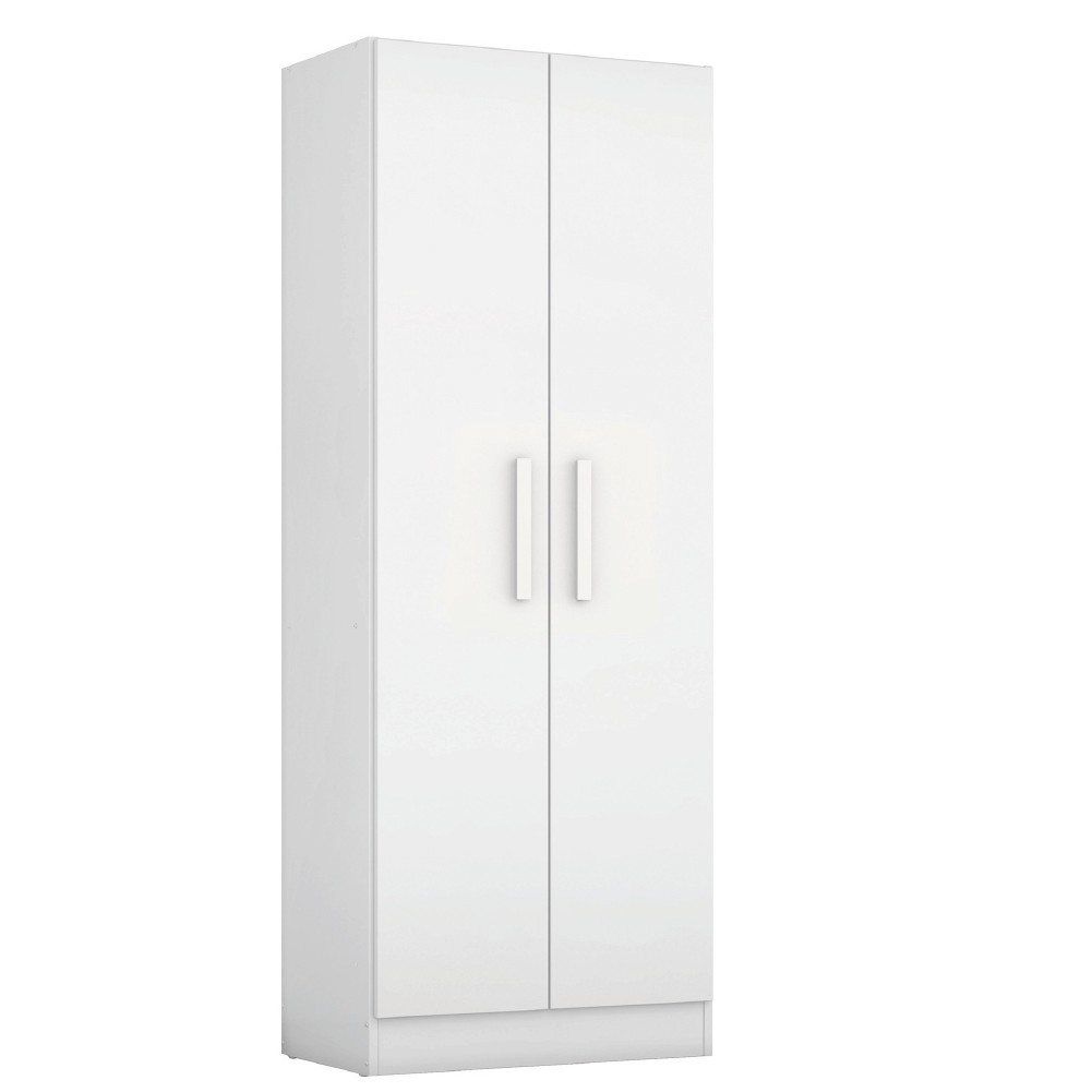 Armário Multiuso Organizador para Escritório ou Lavanderia 4 Prateleiras Belém Branco Notável - Home & Living