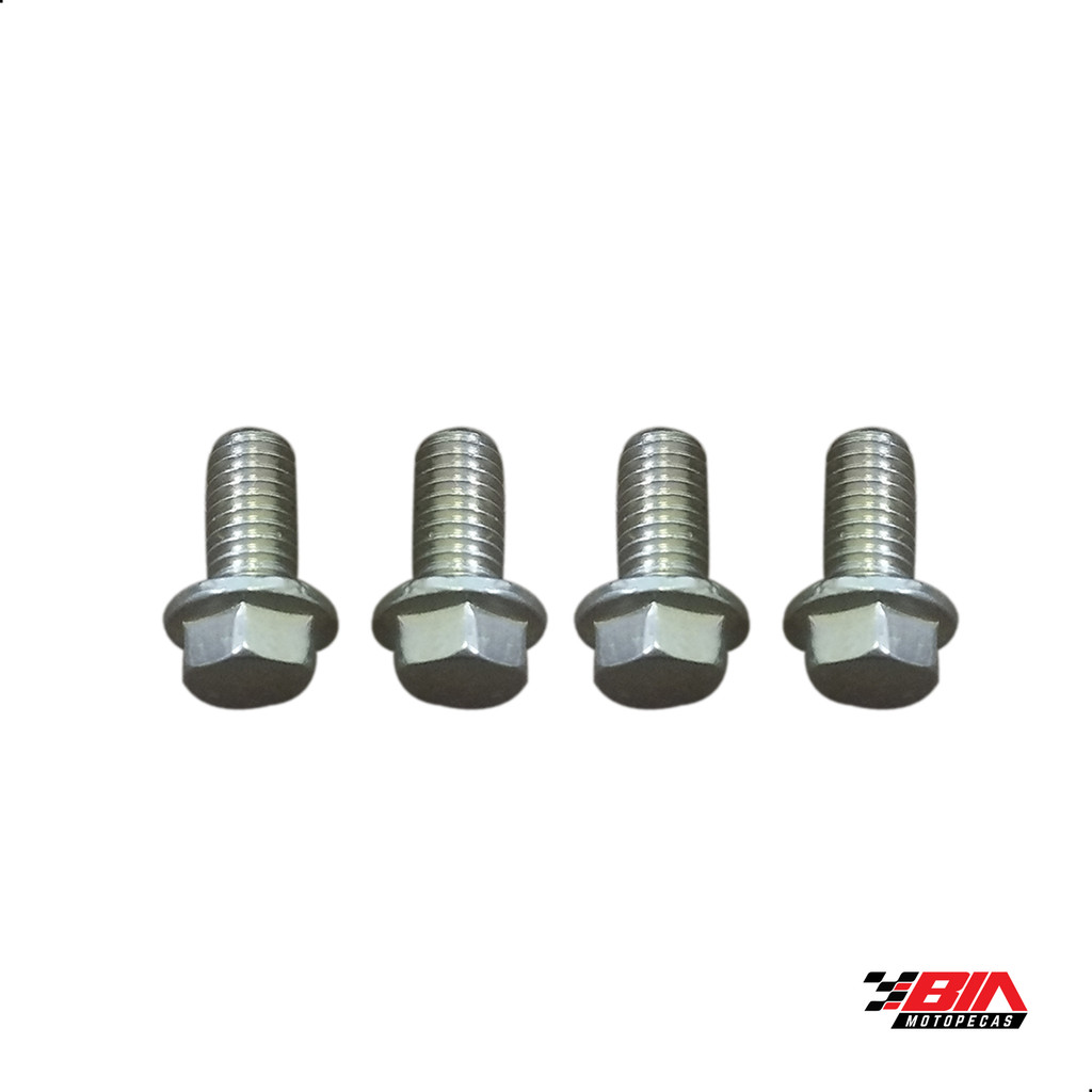 Kit 4 Parafusos Ilhos Fixação Aranha Farol Honda Twister 250 2001 2002 2003 2004 2005 2006 2007 2008 — imagem 2 de 2
