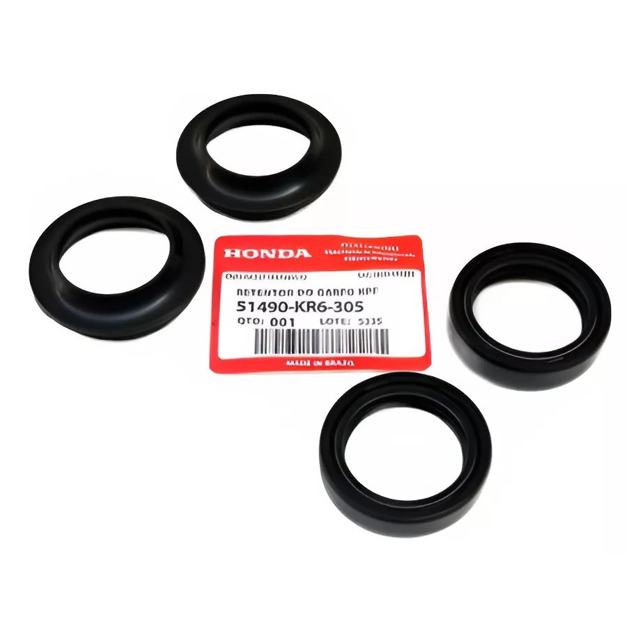 2 Retentor Bengala + 2 Guarda Po Cb300 Crf 230 2007 Nok