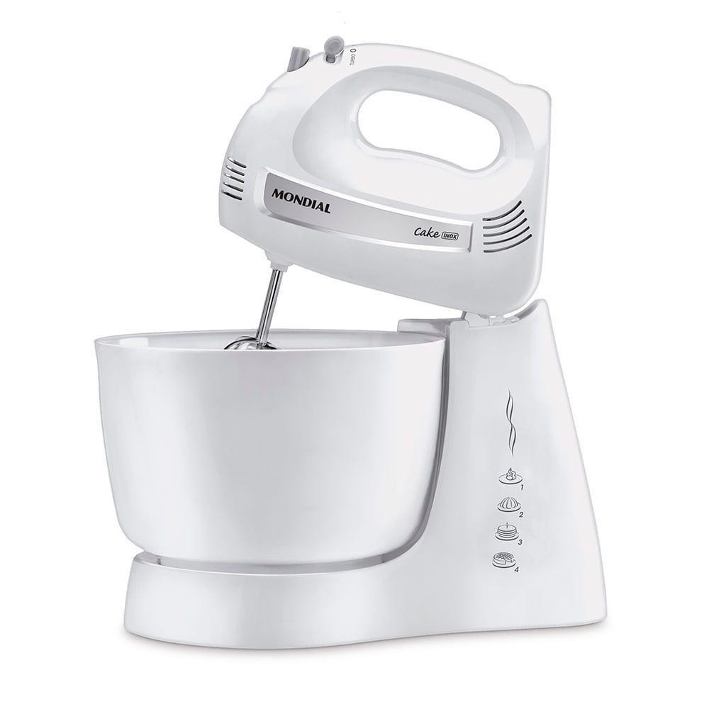 Batedeira Cake 500W Mondial Branco B-50-W 110V em Oferta na Shopee