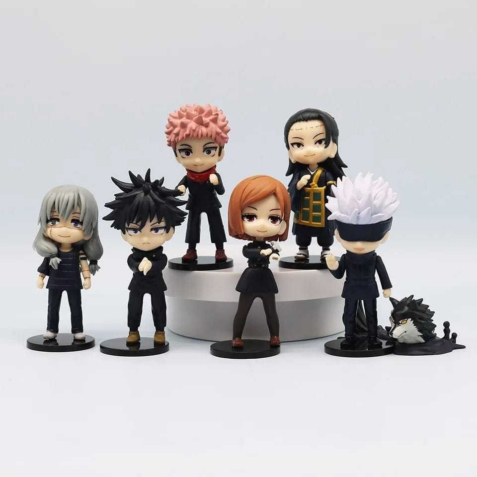 Action figures Jujutsu Kaisen anime Satoru Gojo Itadori Kenjaku Megumi Nobara bonecos colecionaveis action figure mangá