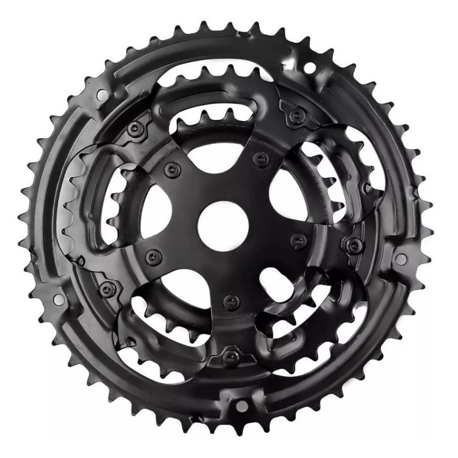 Coroa Engrenagem Monobloco Bicicleta Index Tripla 28/38/48