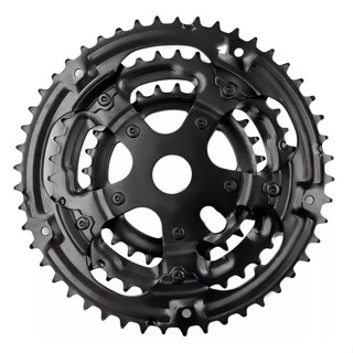 Coroa Engrenagem Monobloco Bicicleta Index Tripla 28/38/48 em Oferta na Shopee