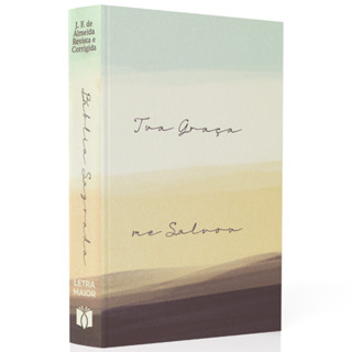 Bíblia Sagrada Tua Graça | ARC | Letra Maior | Harpa e Corinhos | Capa Dura em Oferta na Shopee