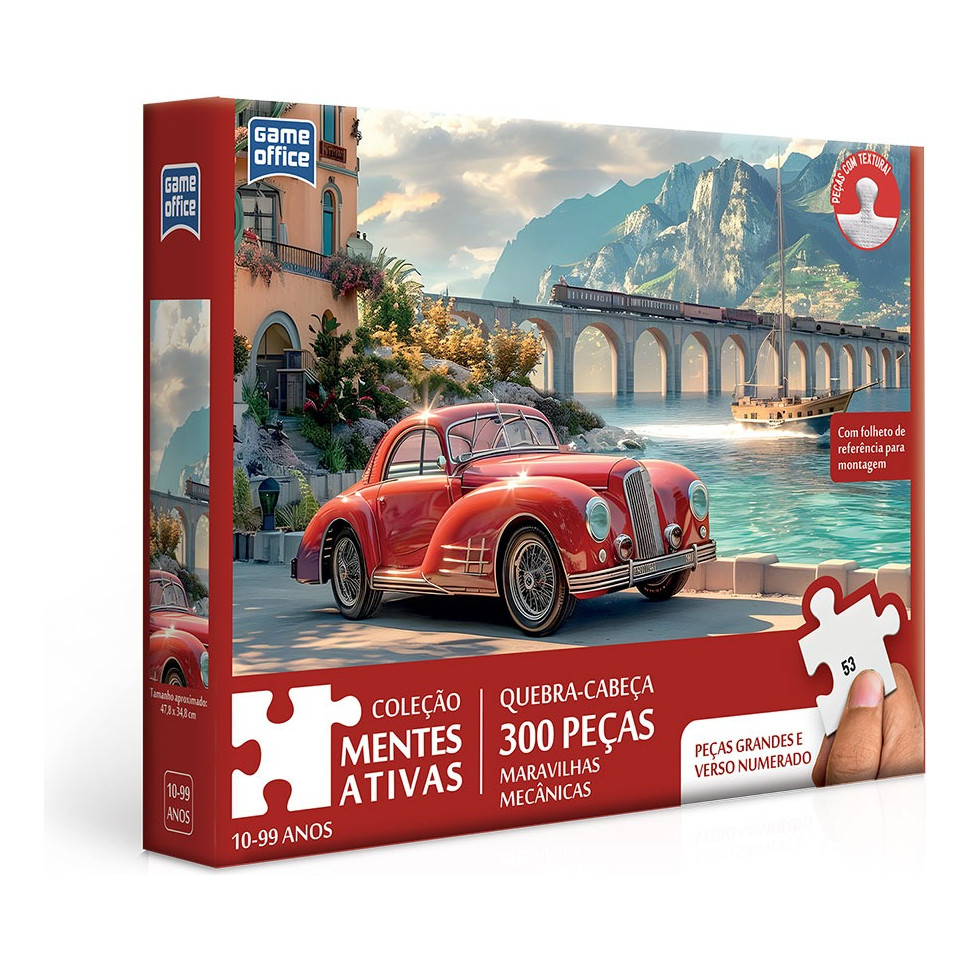 Quebra Cabeça 300 Peças Maravilhas Mecânicas Toyster em Oferta na Shopee