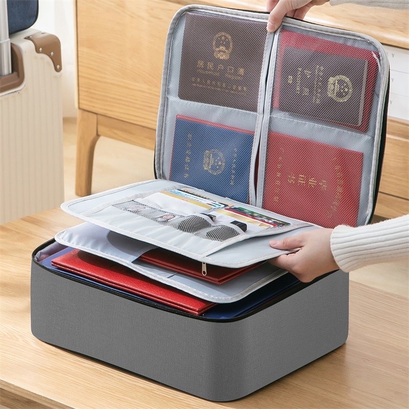 Bolsa universal para armazenamento de documento viagem porta-cartões suporte bolsa de ferramentas