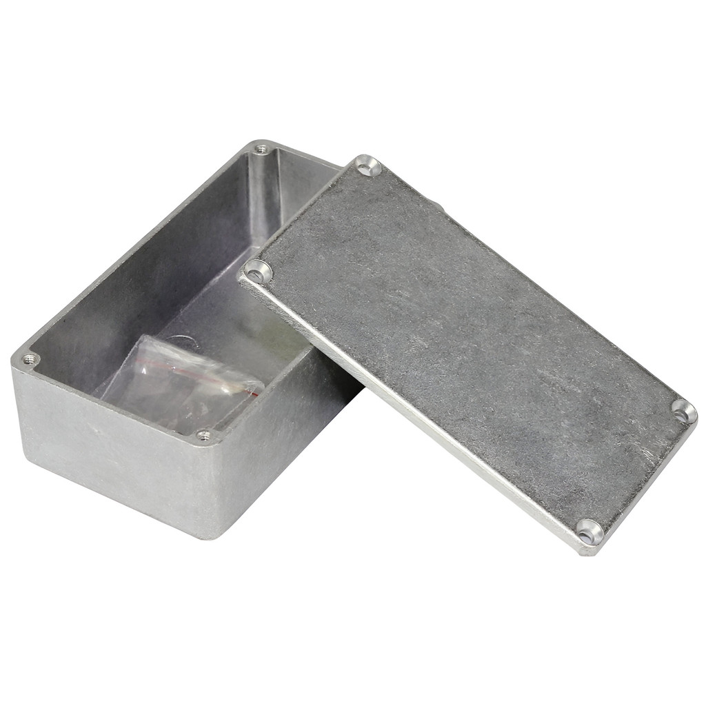 Caixa Em Alumínio Para Montagem De Pedal Diy Arduino 1590B
