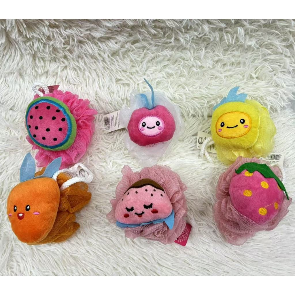 Esponja Bucha de Banho Infantil Divertida Formato de Frutas em Oferta na Shopee