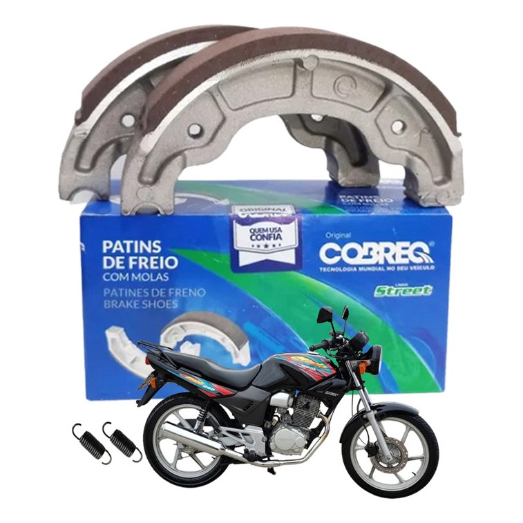 Lona De Freio Sapata Traseiro Cbx 200 Stada 1993 Até 2003
