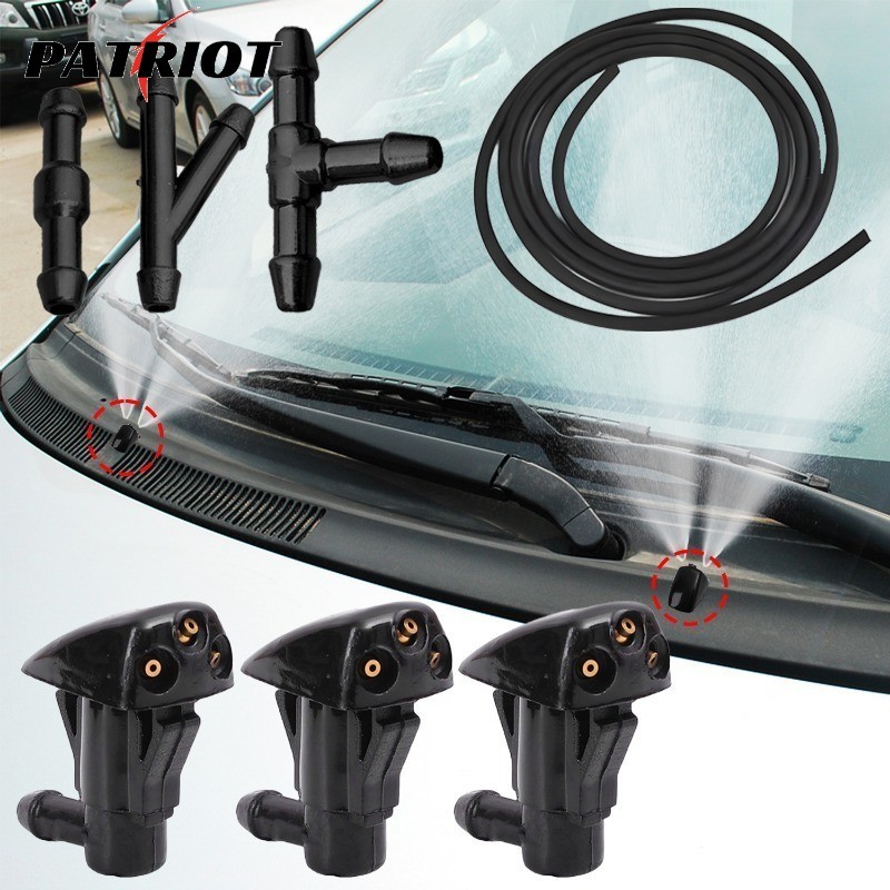 Kit Universal De Mangueira De Spray Para Limpador De-Brisa De Carro , Borracha Resistente Condução De Chuva/Neve , Junta