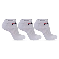 Kit Com 3 Pares De Meias Cano Curto Algodão Esportiva Fila Original