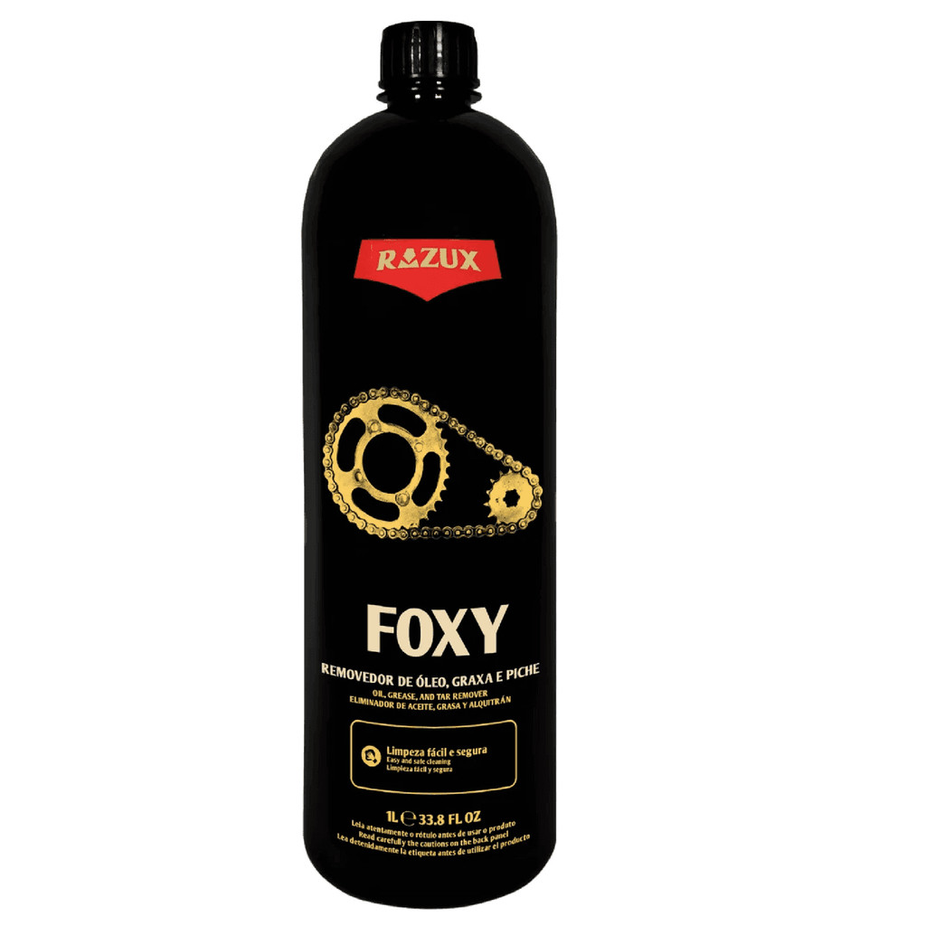 Limpa Corrente Foxy Removedor Oleo Graxa Piche Razux 1 Litro em Oferta na Shopee