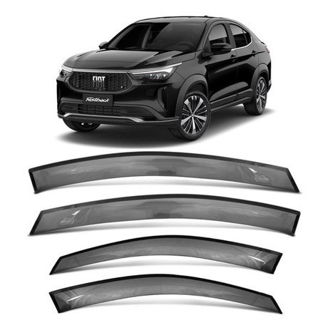 Defletor Calha de Chuva Fastback 2022 a 2025 4 Portas Ecoflex