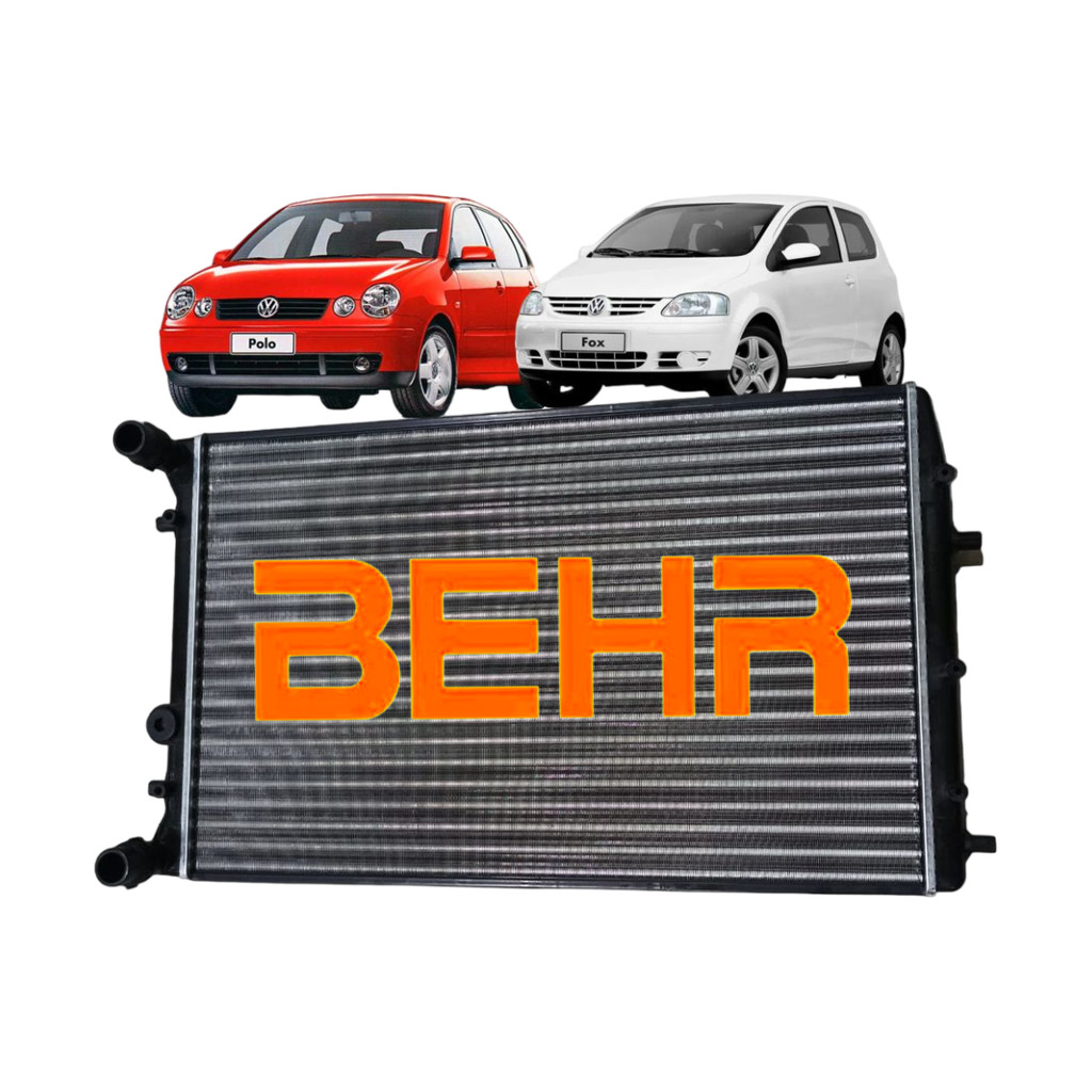 Radiador BEHR VW Polo e Fox 2003 2004 2005 Com ar (CR505001S) em Oferta na Shopee