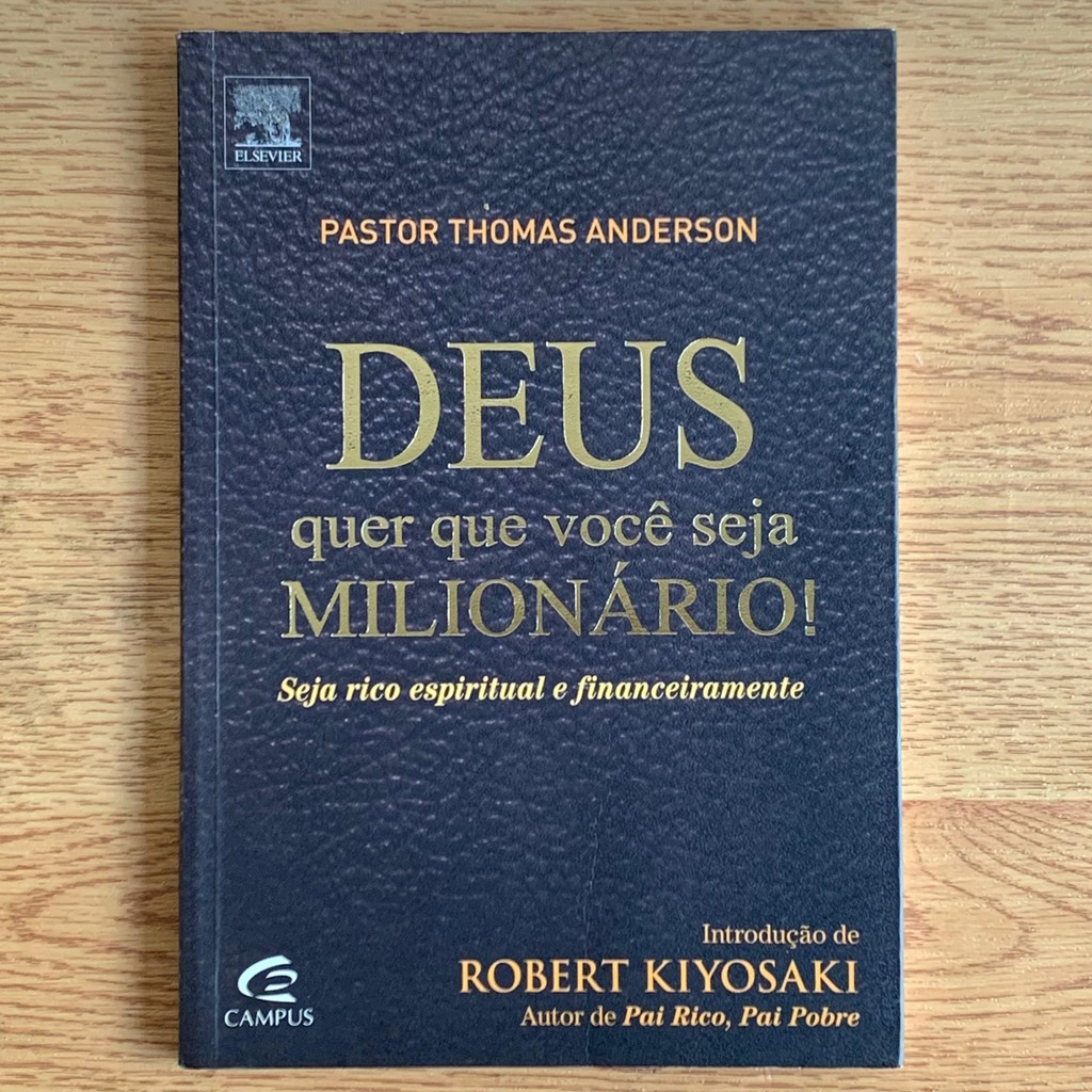 LIVRO DEUS QUER QUE VOCÊ SEJA MILIONÁRIO - THOMAS ANDERSON