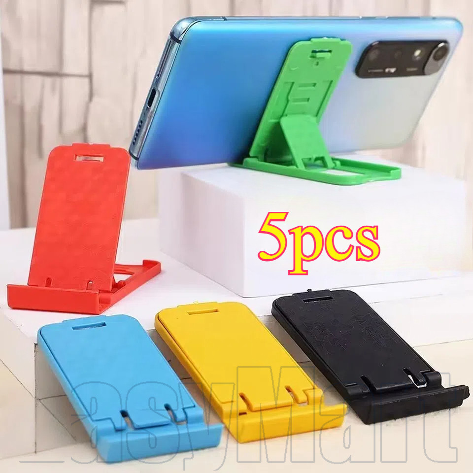 Suporte De Telefone Celular Dobrável De Plástico-Mesa Portátil Universal-Ajustável Em Vários Ângulos-Melhora Sua Experiê