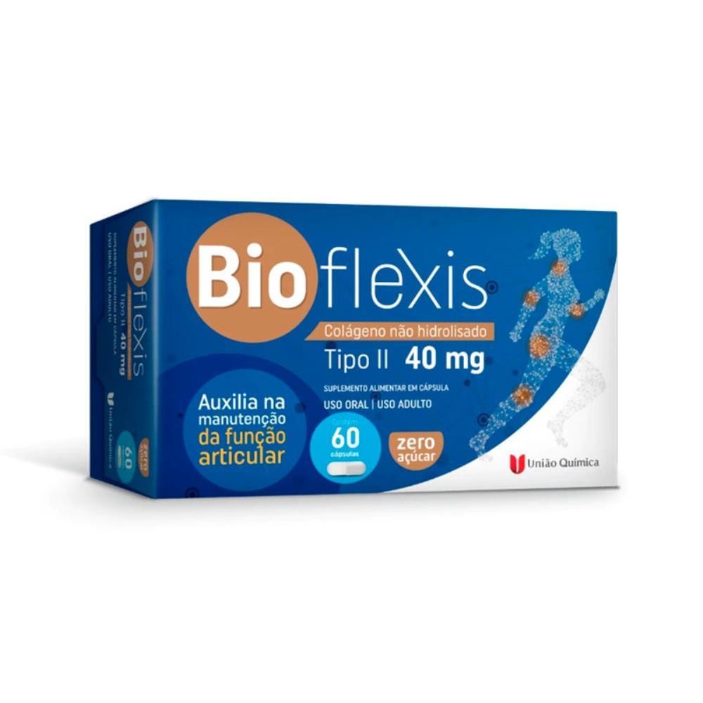 BIOFLEXIS COLÁGENO TIPO 2 40MG COM 60 CÁPSULAS em Oferta na Shopee