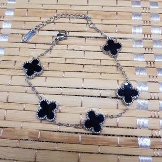 Pulseira trevo aço inoxidável cores modelo 2 em Oferta na Shopee