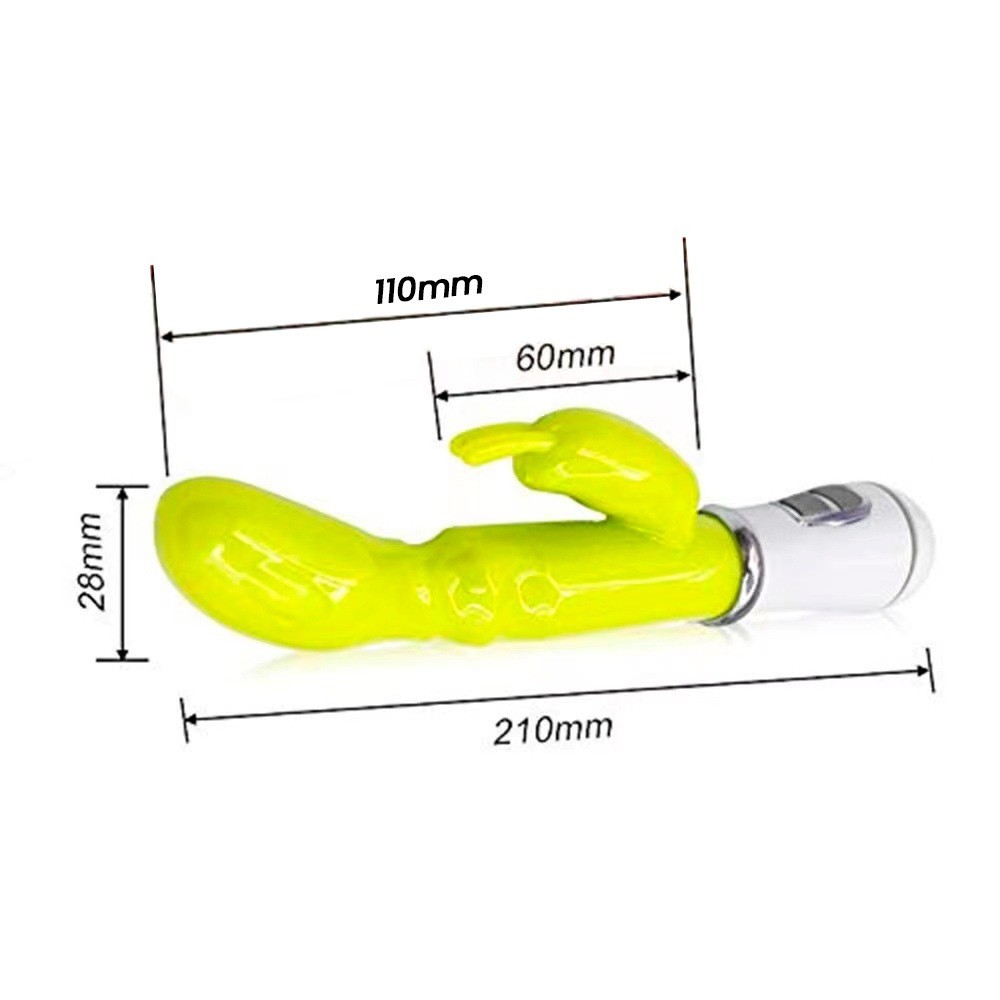 Vibrador RECARREGÁVEL Rabbit de Ponto G com Estimulador e Clitóris GA-A21 — imagem 2 de 2