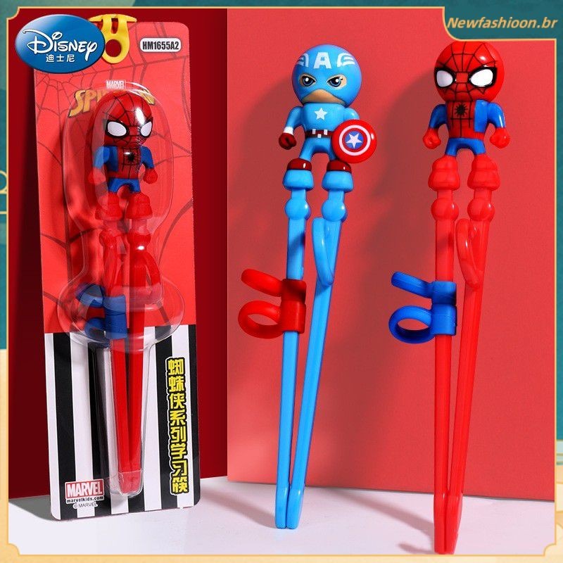 Pauzinhos Infantis Treinamento Seção Prática Meninos Casa Bebê Utensílios De Mesa Homem-Aranha Aprendizagem em Oferta na Shopee