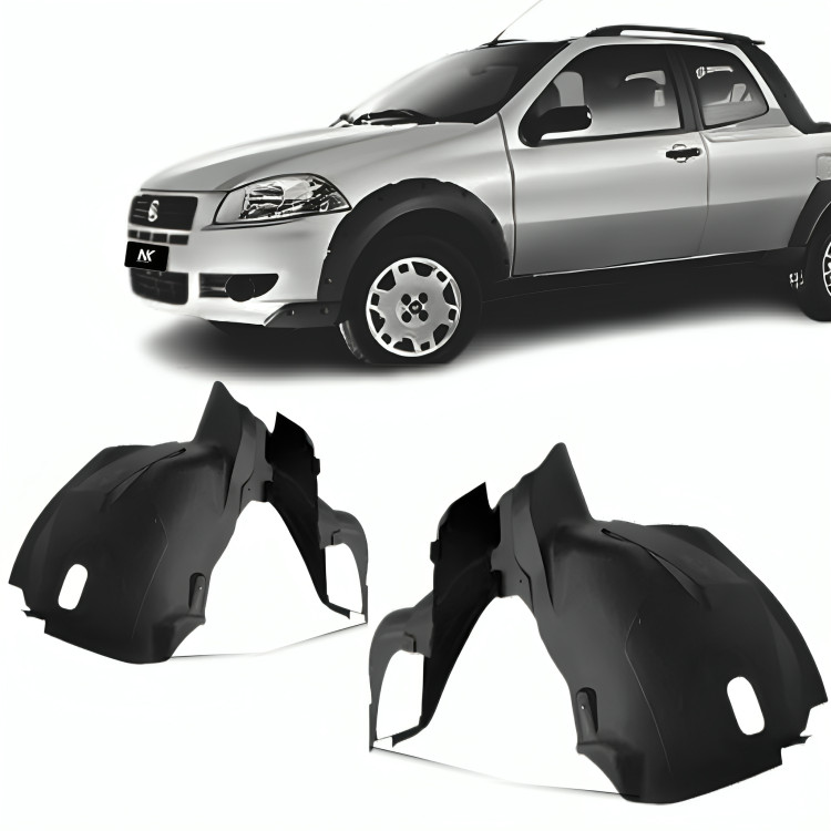 Par/Un Parabarro Dianteiro Strada 2009 2010 2011 2012 2013 Weekend Casca Ovo em Oferta na Shopee