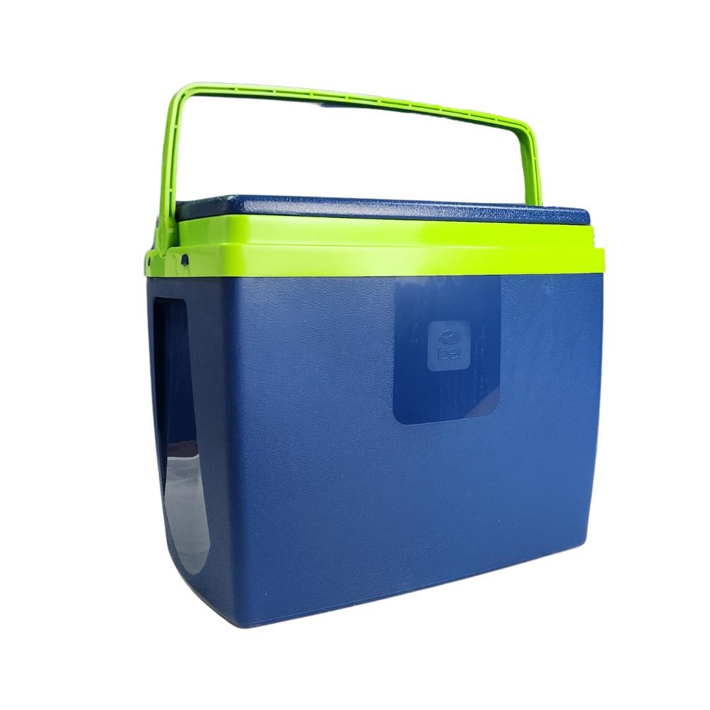 Caixa Térmica 19 Litros Azul e Verde Arco Íris com Porta Copos e Alça Ergonômica BEL - Home & Living