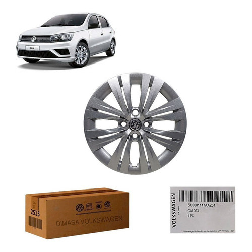 Calota Original Volkswagen Aro 15 Saveiro G7 G8
