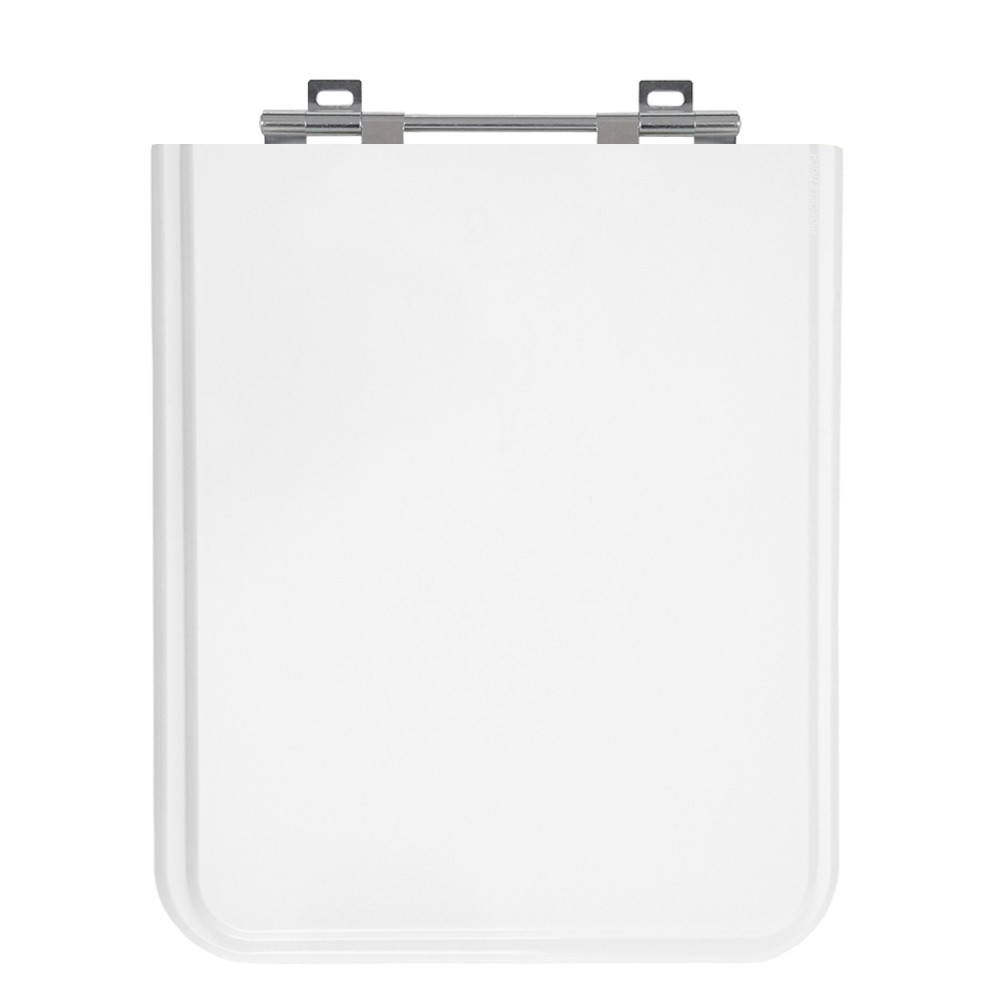 Tampa de Vaso Square Branco para Bacia Incepa MDF Laqueado