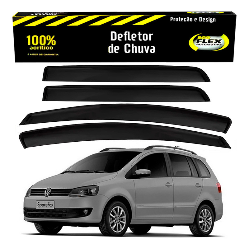 Jogo Calha Defletor Chuva Spacefox 1.6 2010 A 2014 em Oferta na Shopee