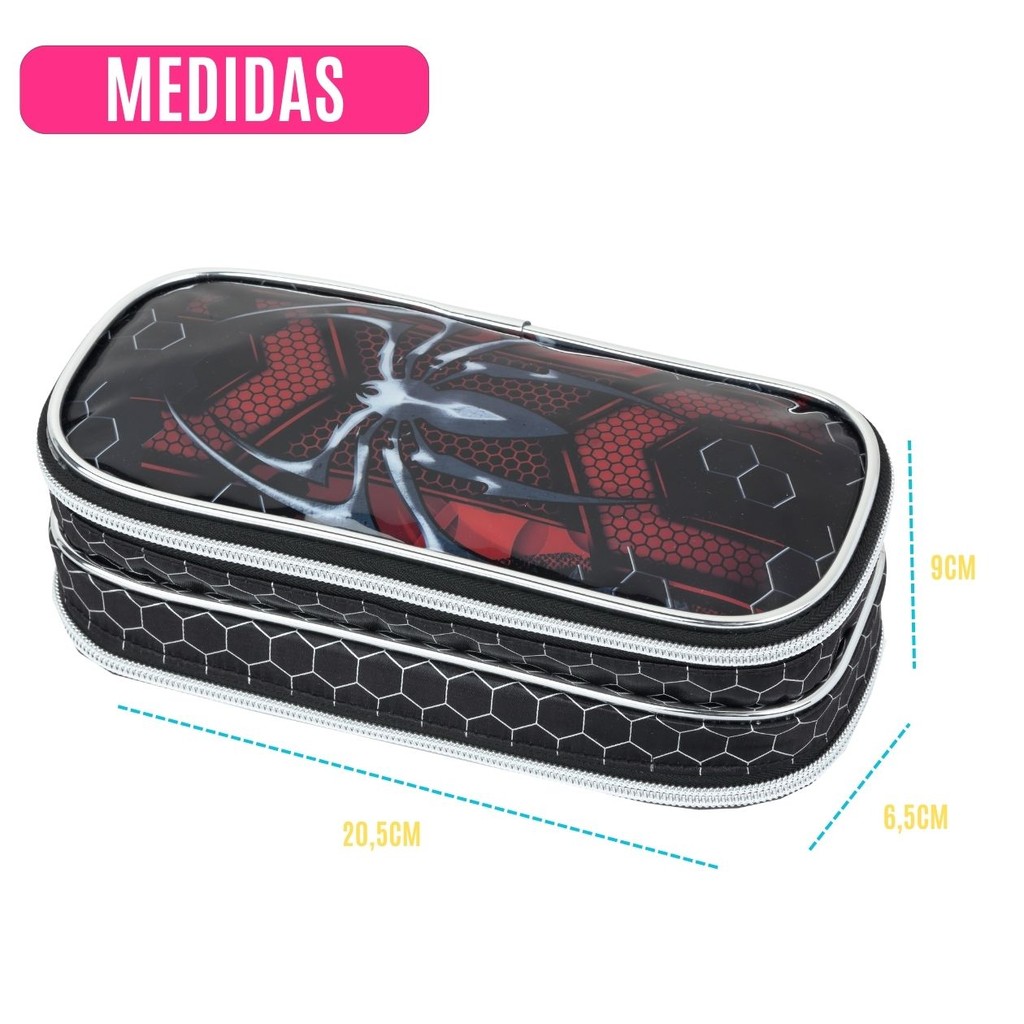 Estojo Infantil C/ 1 ou 2 Divisorias Estojo Escolar Estojo Organizador Meninos