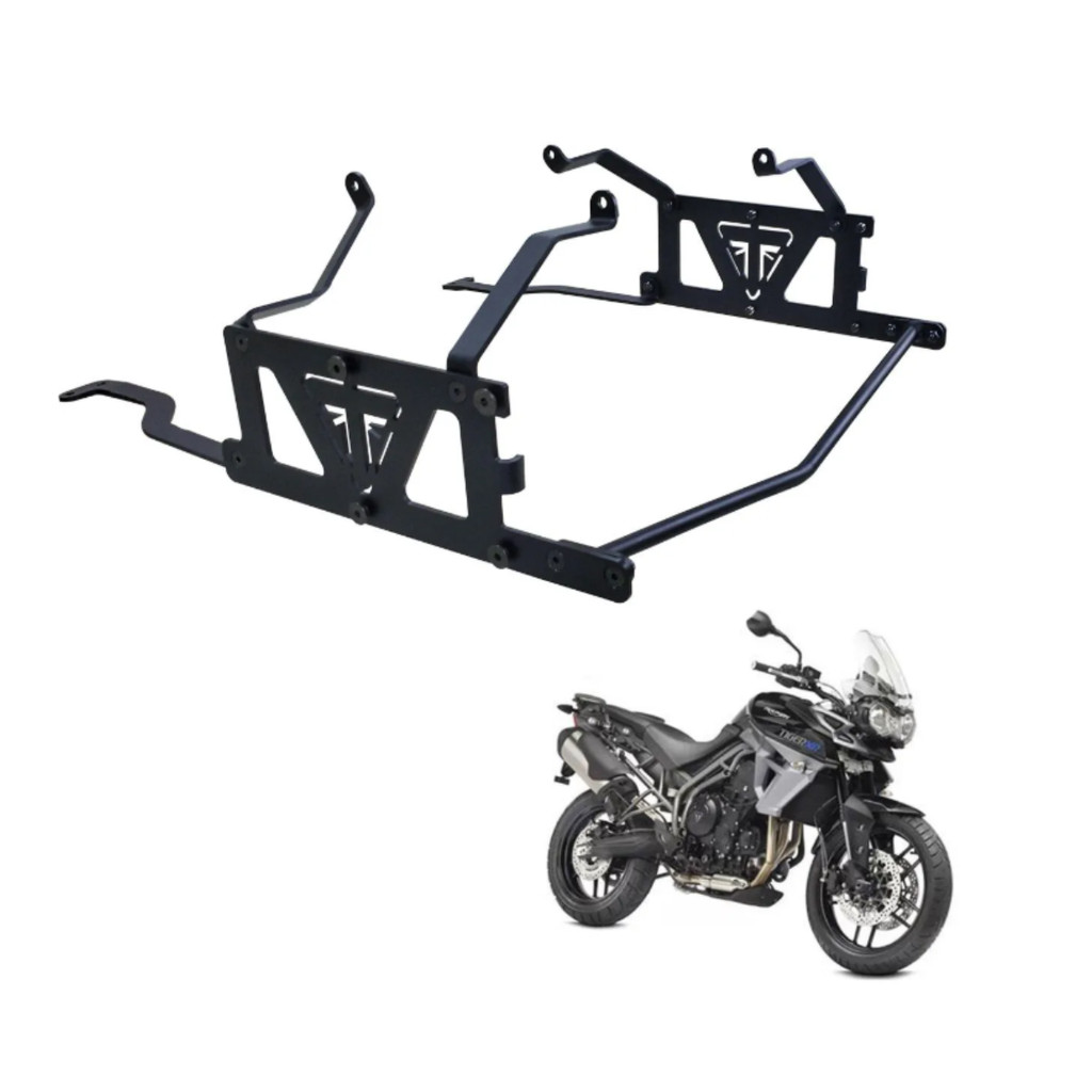 Suporte Bauleto Lateral Para Tiger 800 até 2017 Bráz