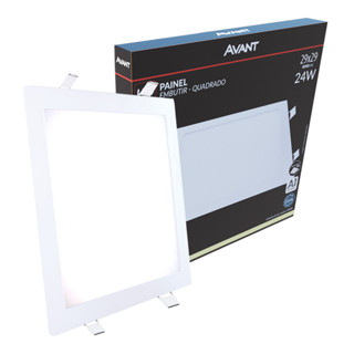Painel Led Alu 24w 4000k Emb. Quadrado 110v/220v 30cm Avant em Oferta na Shopee