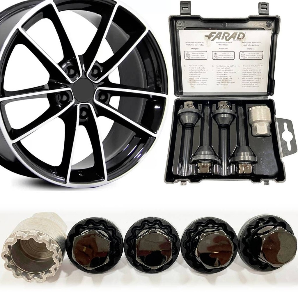 Porca Trava Antifurto De Roda Galaxlock Pajero TR4 2004 a 2010