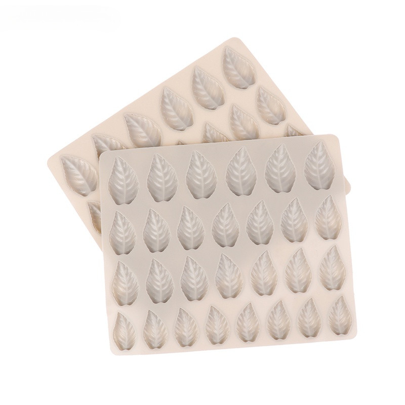 28 Cavidade Mini Forma De Folha Molde De Sílica DIY Bolo Decorag Goma Doces Silicone Chocolate Ferramentas De Cozimento