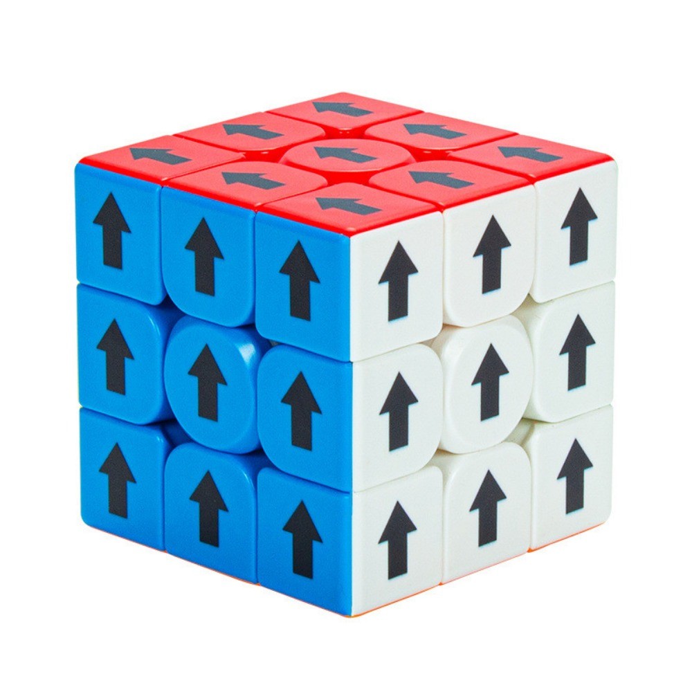 Cubo Mágico 3x3 com Símbolo de Flecha Stickerless