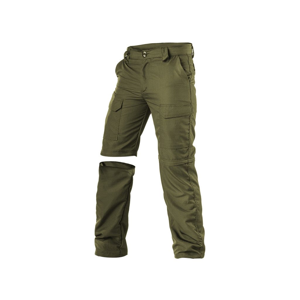 Calça Vira Bermuda Tecido Leve Poly Rip Stop 6 Bolsos Fox Boy Pesca Fishing Trilha Caminhada