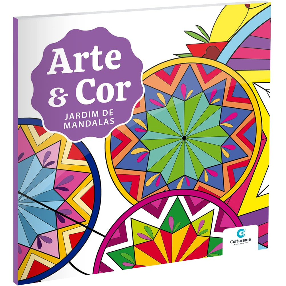 Livro De Colorir Jardim De Mandalas- Arteterapia Antiestresse Eleito Pela Shop Livros O Melhor Livro De Colorir