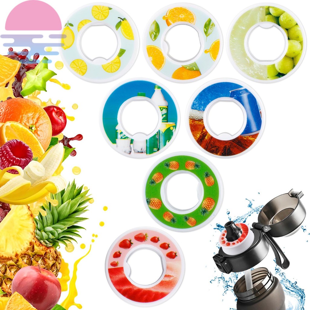 Pacote De Cápsulas Com Sabor De Ar De 7 Unidades , Perfumado De Frutas , Compatível Garrafa De Água , 0 Açúcar De Calori