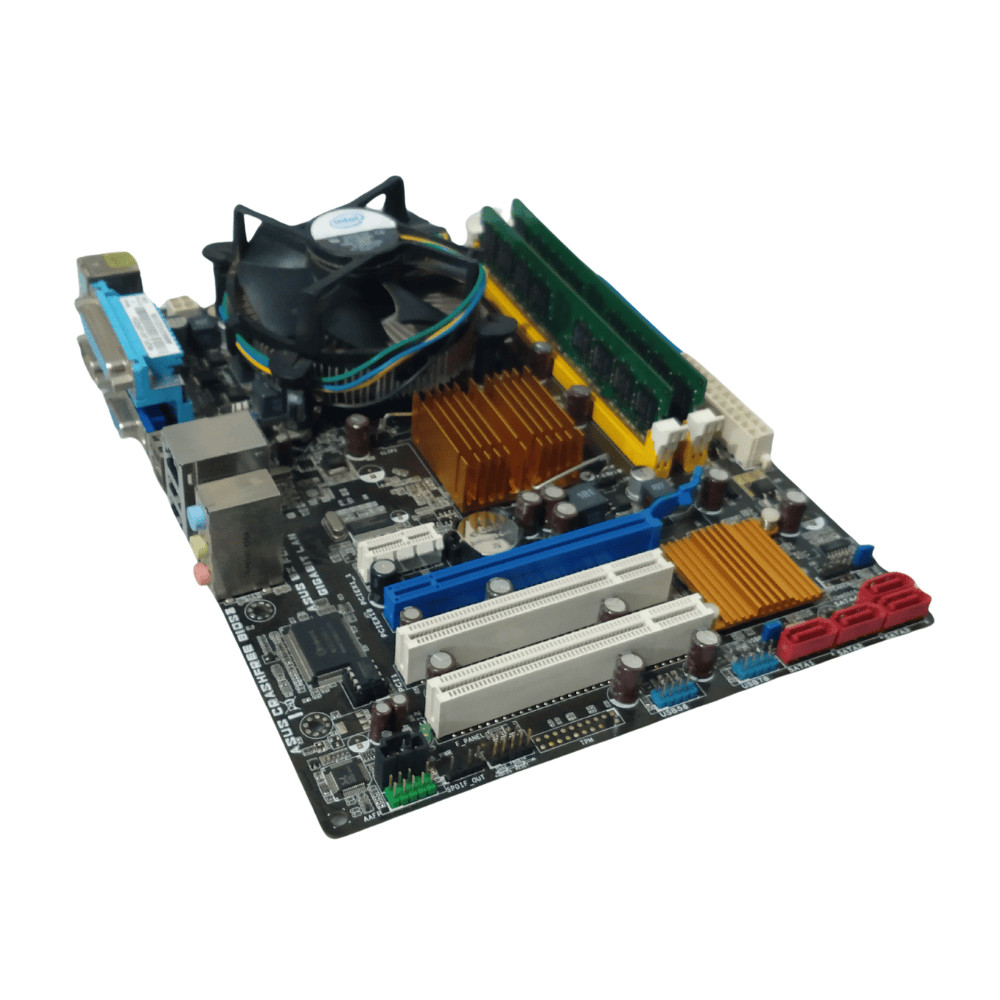 Placa Mãe P5QL-AM Core 2 Duo E5400 2GB DDR2 Seminova